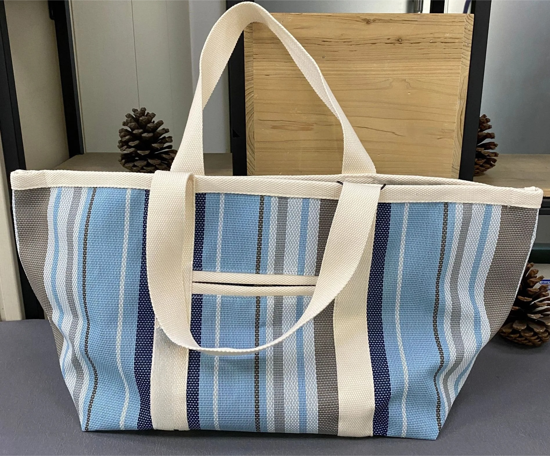 2026 new style large-capacity woven tote bag, straw beach bag, women's shoulder bag