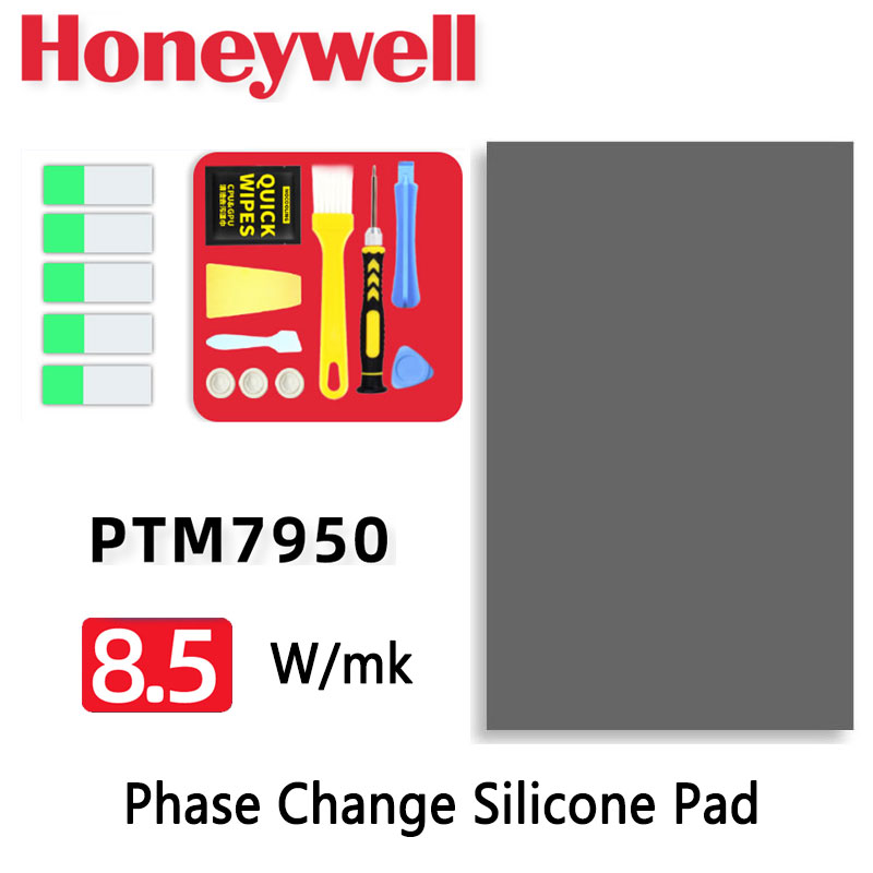 Honeywell PTM7950 8,5 W hoja de almohadilla de silicona de cambio de fase portátil cambio de fase grasa de silicona CPU almohadilla de pasta conductora térmica