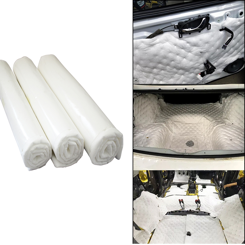 50X200cm capós de coche motor cortafuegos estera térmica amortiguador sonido aislamiento a prueba de ruido espuma