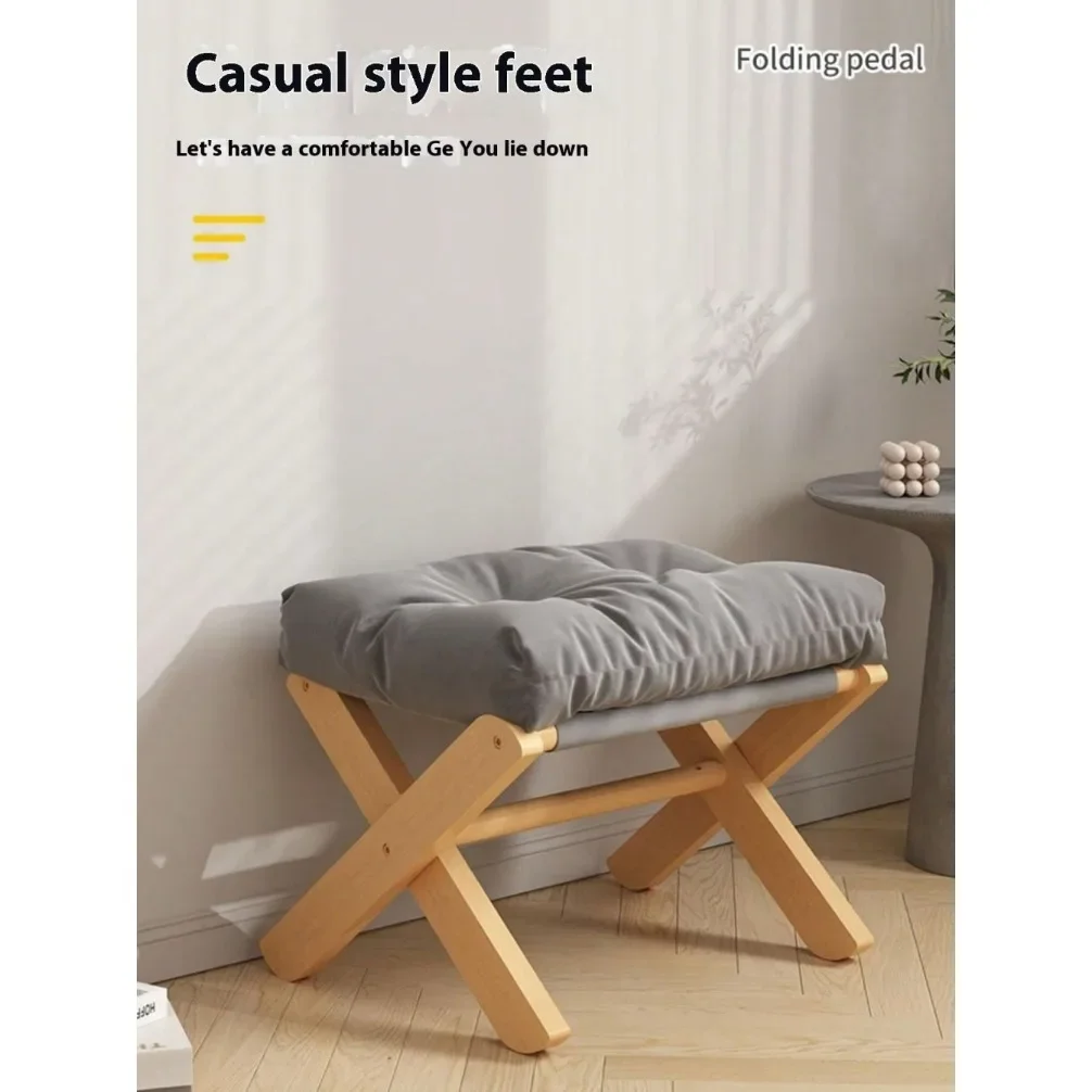 Krzesło do makijażu mała sofa ławka stolik do herbaty podnóżek stołek do zmiany butów składany stołek meble do drzwi do salonu