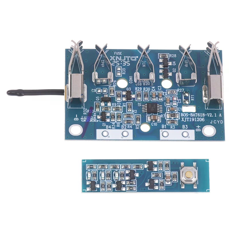 1x Casing Baterai Li-ion Papan Perlindungan Deteksi Tegangan PCB Pengganti Casing Baterai untuk Peralatan 18V