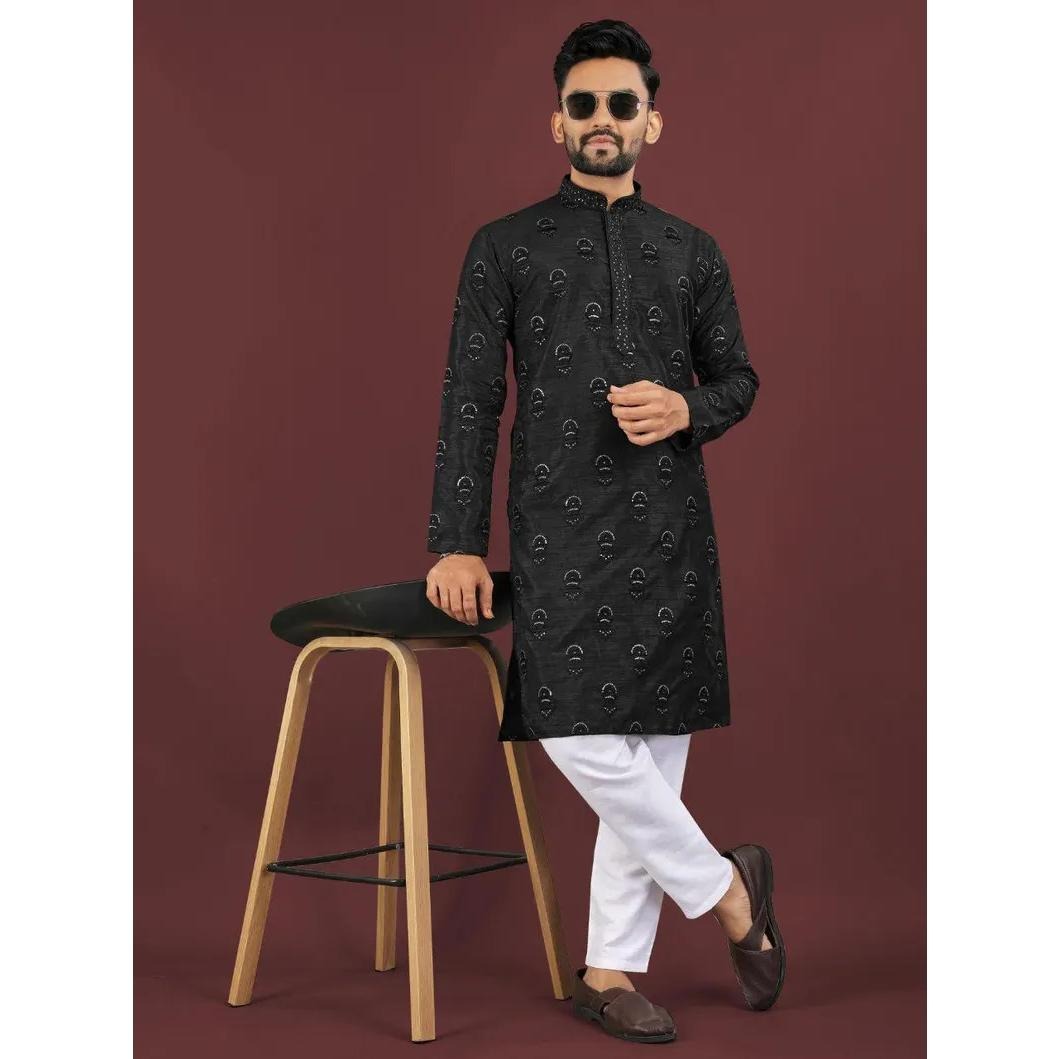 Heren Kurtta Abaya Thobe Arabische Longline Moslim Henley Kaftan Gestreepte Effen Jurk Shirts Heren Moslim Kaftan 2026 Nationale stijl