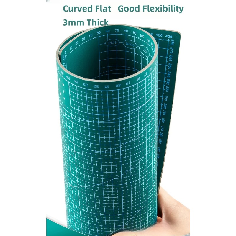 1 piece of A2 A3double-sided self-healing rotating cutting pad, process cutting board, sewing fabric precision cutting project
