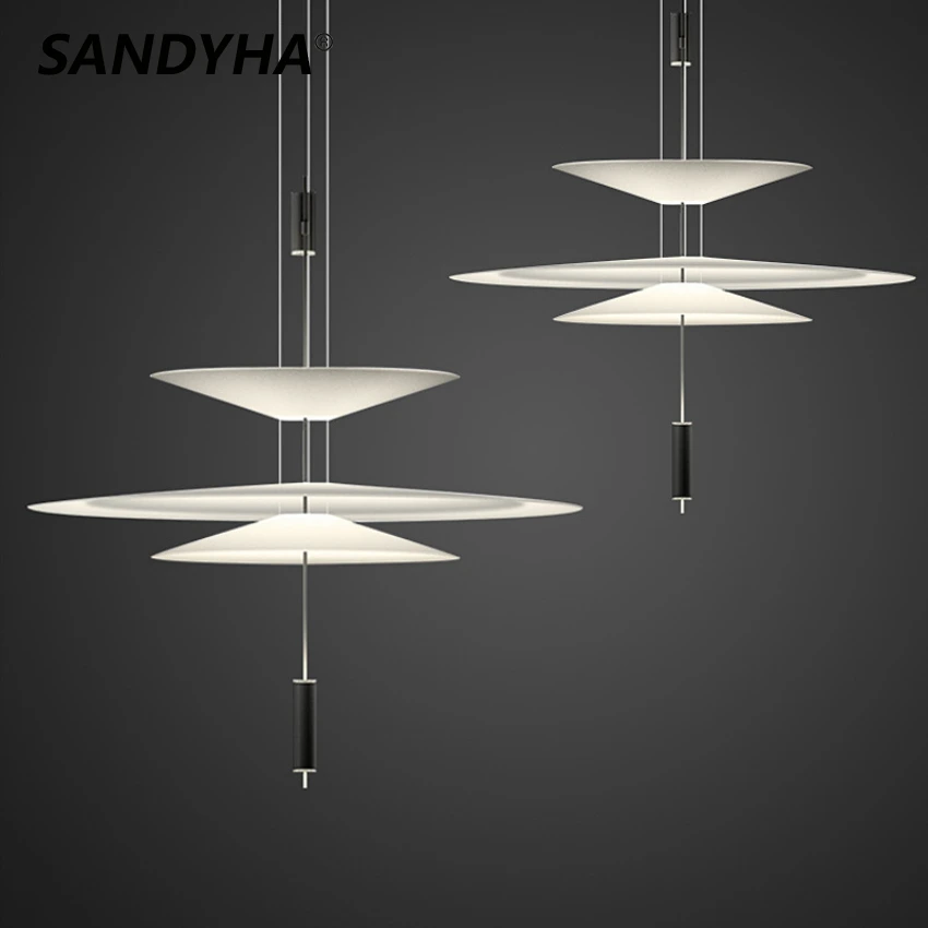 SANDYHA moderne soucoupe volante Style lustres maison décor à la maison pendentif LED lampes cuisine salon chambre éclairage intérieur