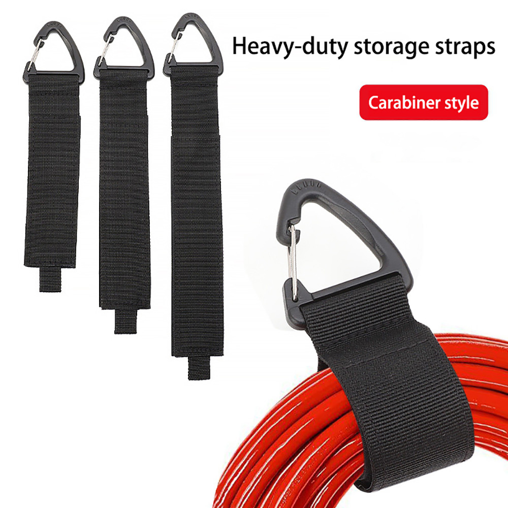 Cord Organizer Nylon Heavy Cord Storage Straps Power Cord Management with Triangle Buckle For Cables Hoses Cord Organizer Holder