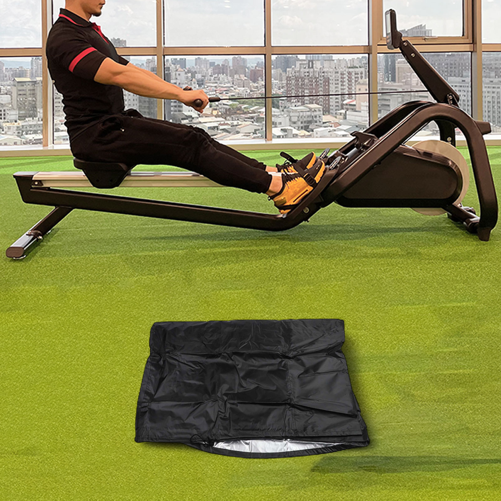 For Concept 2 Adjustable Fit Rowing Machine Cover Outdoor Use Adjustable Fit Rowing Machine Cover Outdoor Equipment Cover