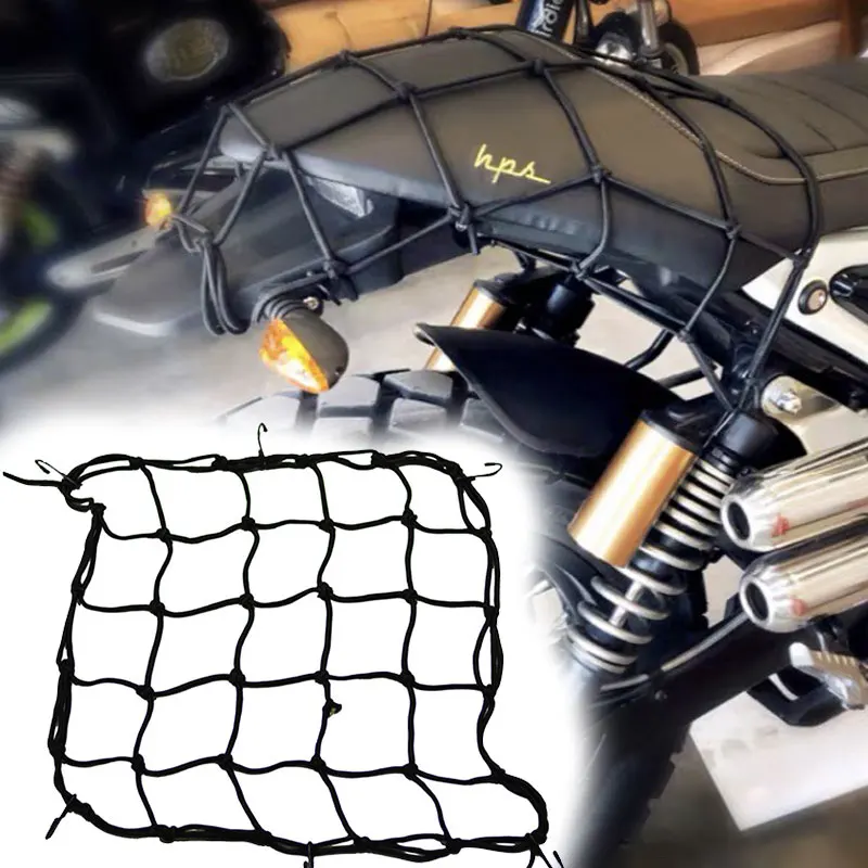 Motorhelm Opbergtas Kofferbak Tas Motorfiets Bagagenet Haak Hold Bag Cargo Bike Scooter Mesh Bagage Equipaje