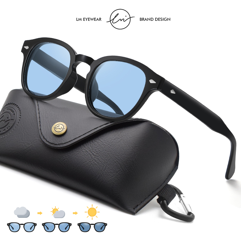 LM nouvelle mode lunettes de soleil photochromiques femmes hommes lunettes bleues polarisées conduite extérieure Protection UV lunettes gafas de sol mujer