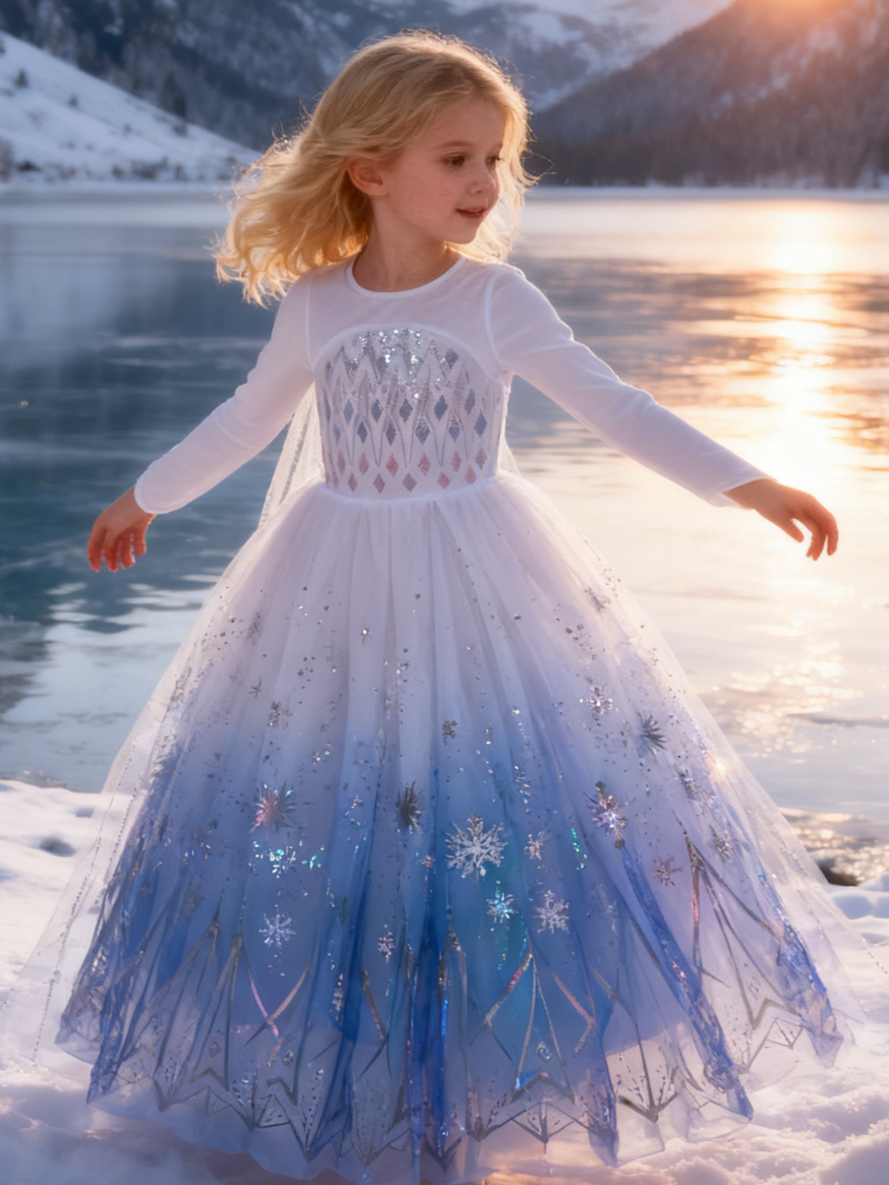 Sukienka Elsa Anna dla dziewczynek, księżniczka, przebranie Rapunzel, kostium na Halloween, vestidos, strój dla dzieci, sukienka na przyjęcie urodzinowe