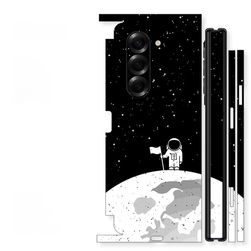 XRT enveloppe de peau pour Galaxy Z Fold 7 6 Film arrière Samsung Z Fold 5 autocollant de protection pliable 4 fois 3 autocollant protecteur d'écran arrière