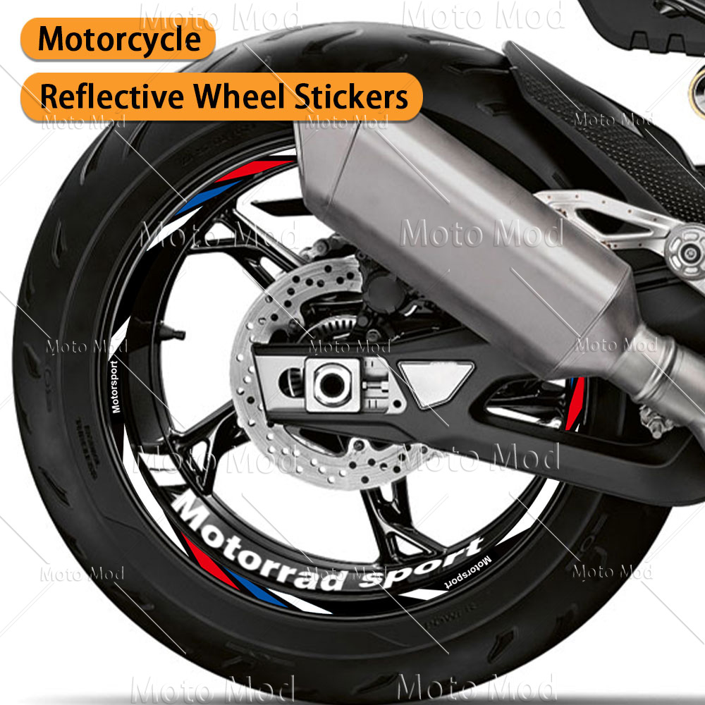 Наклейка на колесо мотоцикла, Светодиодная лента, аксессуары для BMW F900R F800R F900XR S1000RR S1000R S1000XR R1200R R1250RS