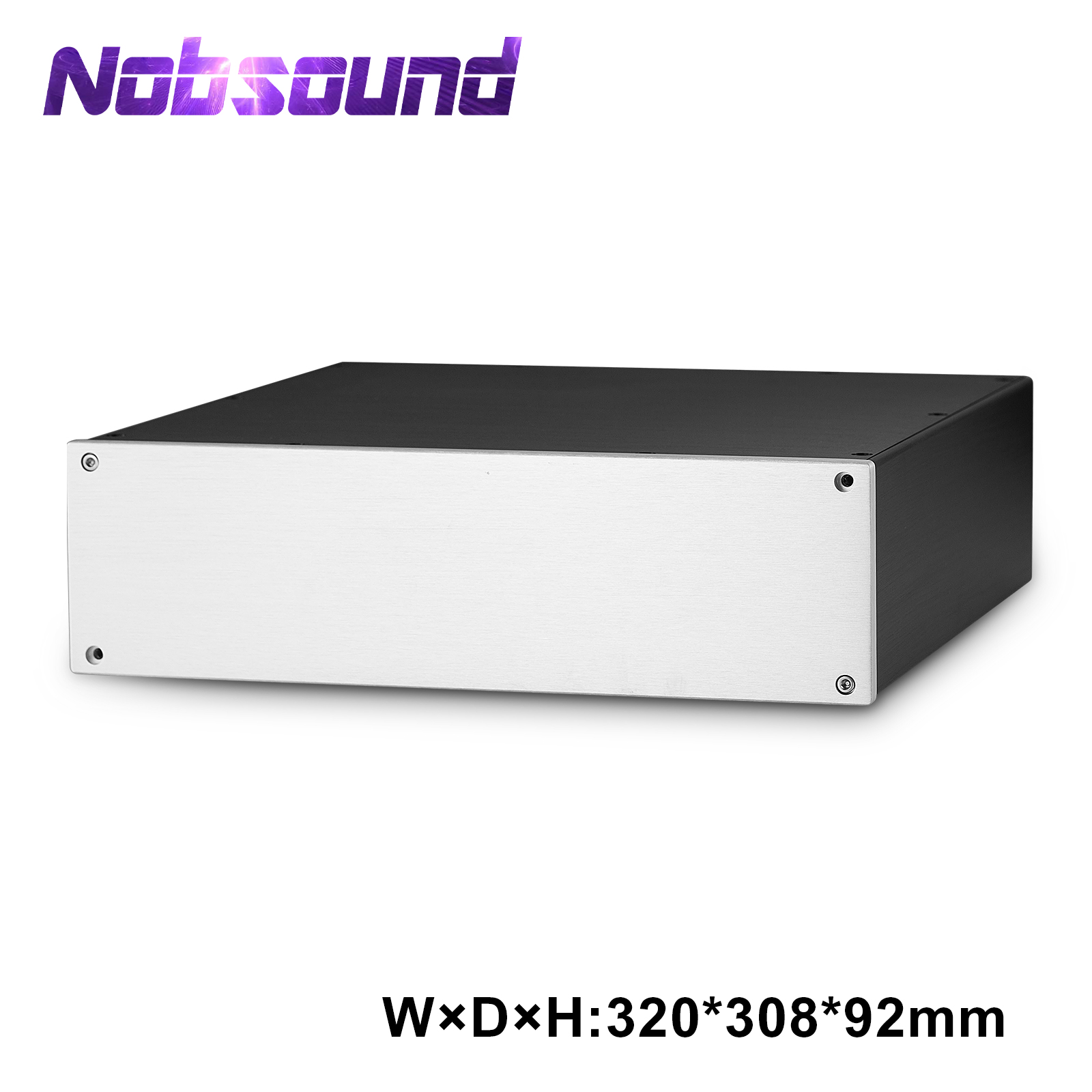 HiFi Amplifier Housing Aluminum Chassis for Amplifier DAC Preamp Enclosure DIY