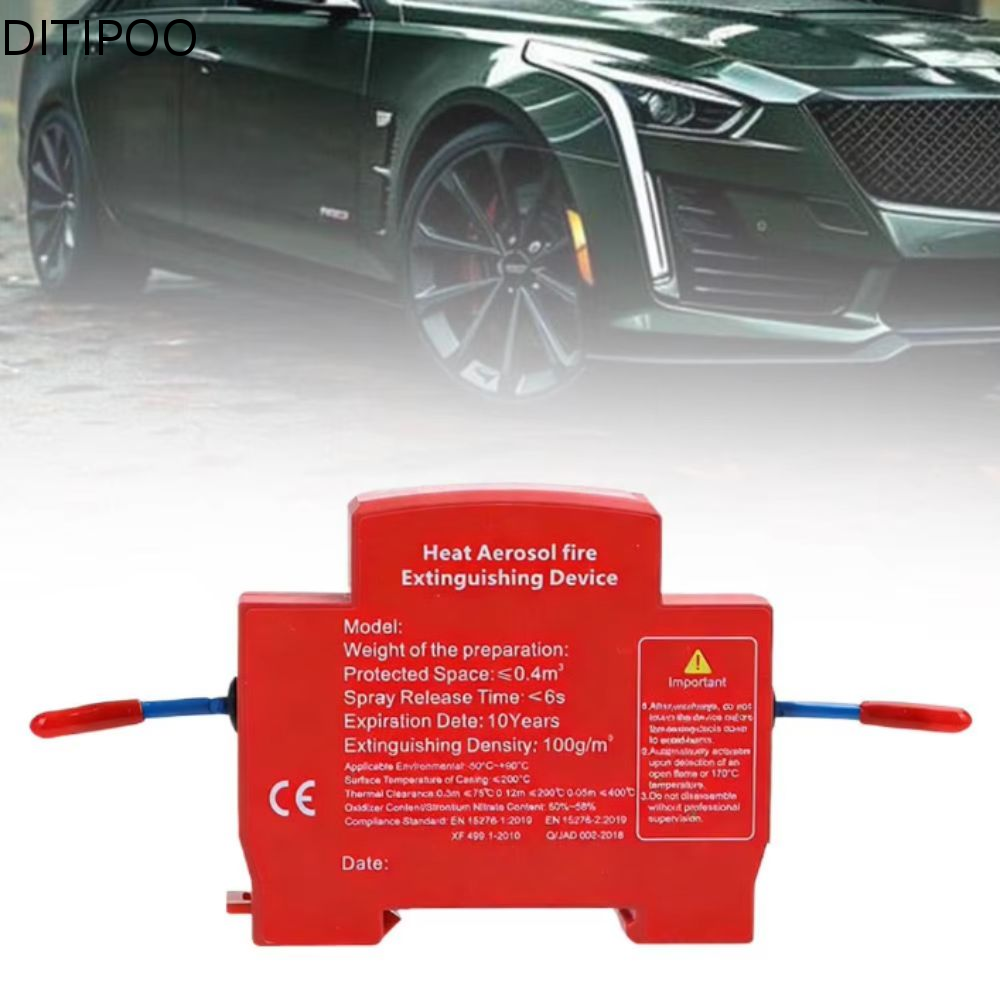 Dual-Line Design Flame Retardant Device Automatic Activation Non Pollution Automatic Fire Extinguishing Sticker Flame Retardant