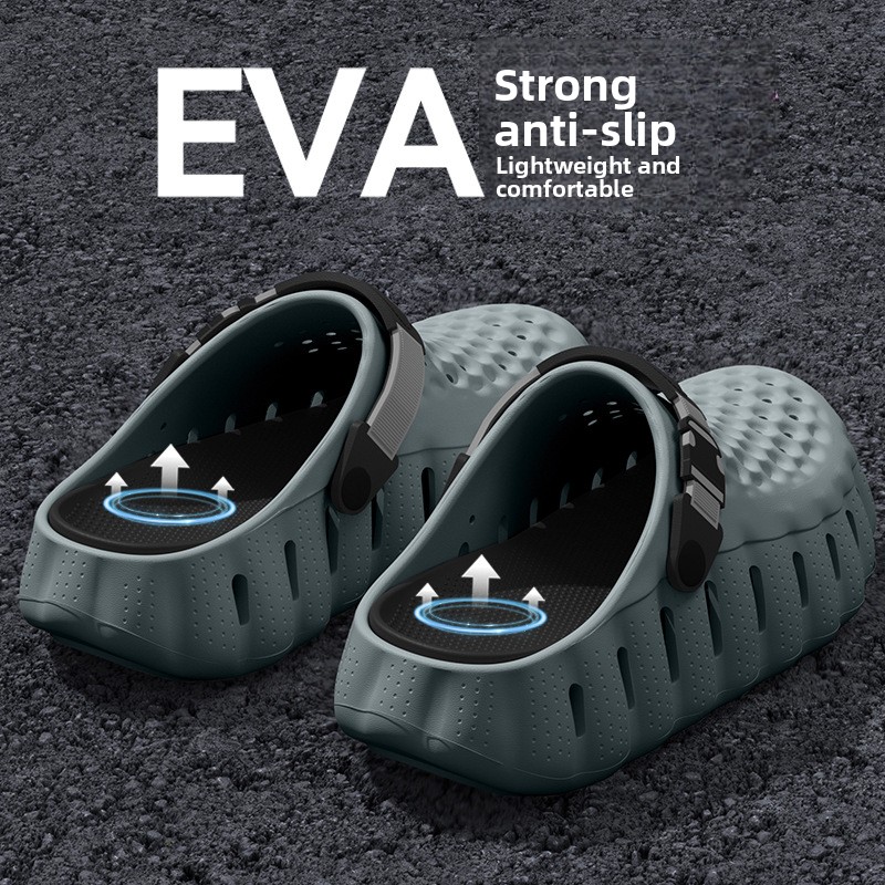 Nuove Scarpe Estive 2026 con Suola Spessa e Fori per Uomo, in Materiale EVA, Antiscivolo e Resistenti all'Usura, Sandali per Interni ed Esterni