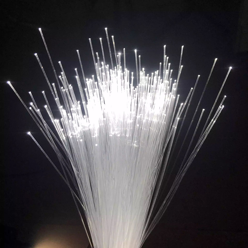 Nouvelles ventes 50 ~ 550 pièces 0.75mm 2-4 mètres lueur PMMA câble de fibre optique tout type voiture chambre lumière LED moteur bricolage ciel étoilé lumière LED chaude