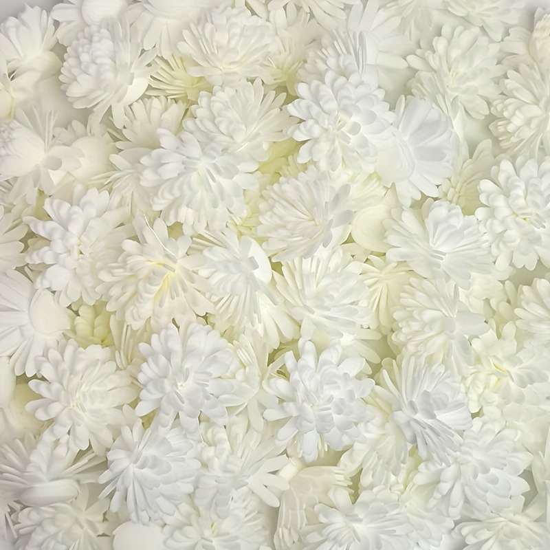 10/20/50 Pezzi Fiori di Crisantemo Artificiali Naturali, Diffusore di Fragranza per Matrimoni, Feste, Ricarica per Casa, Stanza, Camera da Letto, Decorazione
