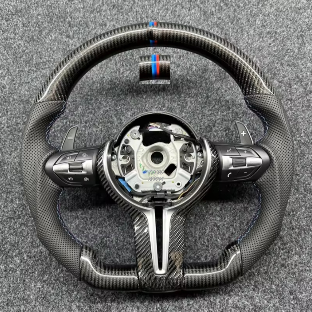 Рулевое колесо из настоящего углеродного волокна для Bmw F30 F10 F31 F20 F25 F22 F36 F33 F32 F80 F82 F11 F18 F01 F90 E90 Цвет возврата tostandard