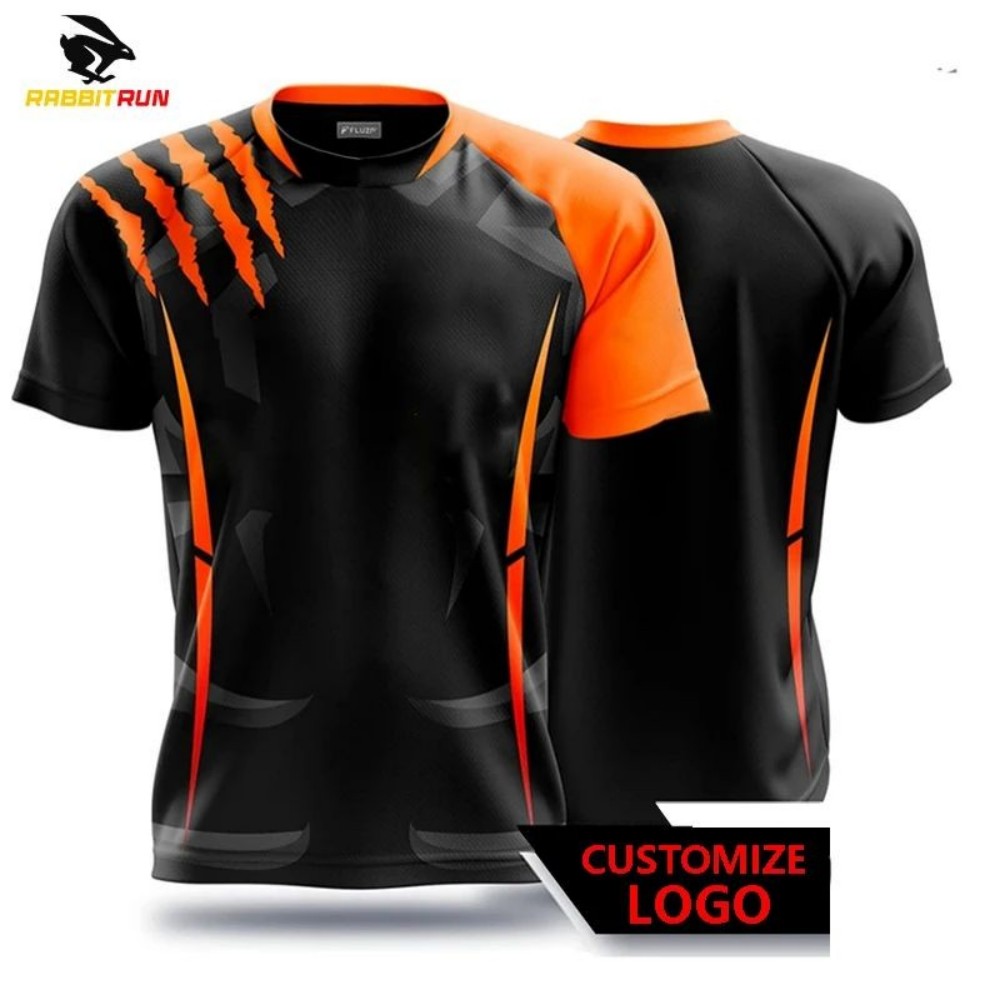 Neues, atmungsaktives und bequemes Herren-T-Shirt mit gestreiftem, bedrucktem Muster, lässiges Outdoor-Sportoberteil