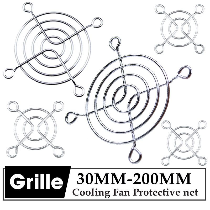 Gdstime Fan Grille for Fan 140mm 135mm 120mm 80mm 70mm 60mm 40mm Cooling Fan Guard Metal Grill Computer Fan Protective Grille