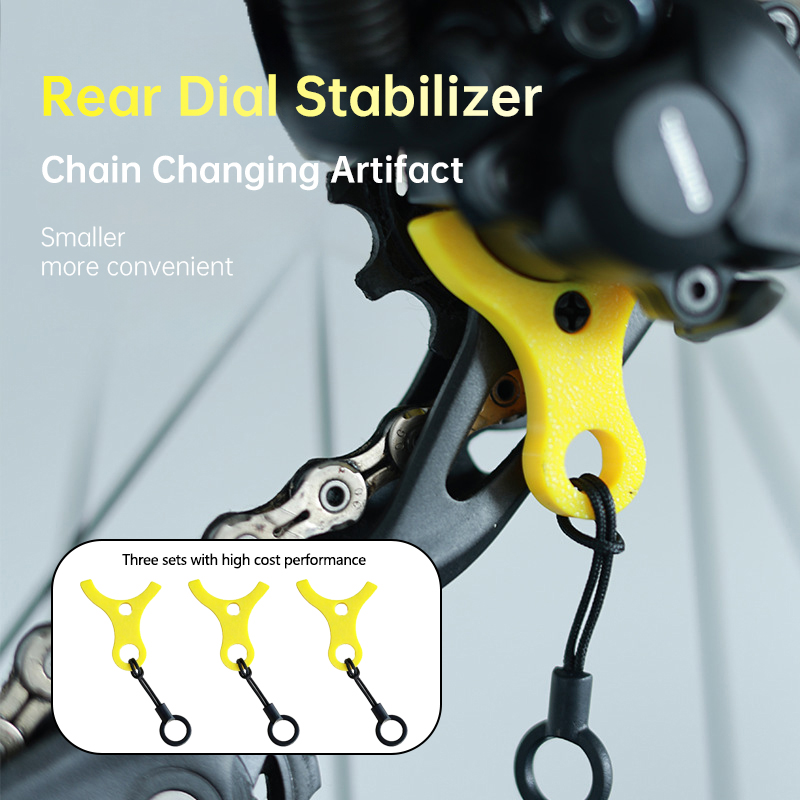 1/3PCS Anti-Drop Bike Chain Stabilizer - 2-in-1 Rear Derailleur Holder, Sturdy MTB Bicycle Repair Equipment