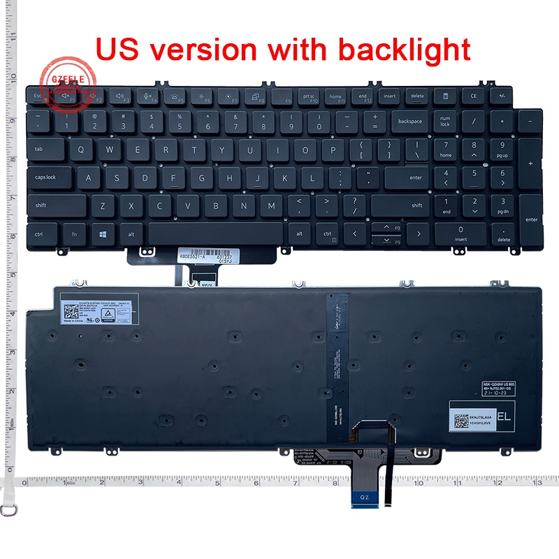 NOWA klawiatura do laptopa DELL Latitude 5520 5521 5530 5531 dla Precision 3560 3561 3570 3571 3580 P104F