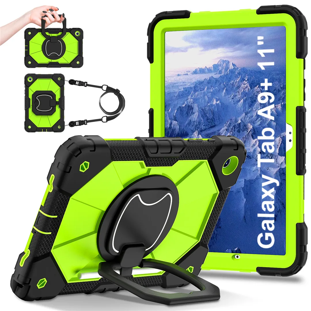 เคสสำหรับเด็ก สำหรับ Samsung Galaxy Tab A9 Plus 11 นิ้ว 2023 รุ่น X210/X215 216 Tab S11 A8 10.5 A11 แท็บเล็ต พร้อมขาตั้ง ป้องกันการกระแทก แข็งแรง ทนทาน