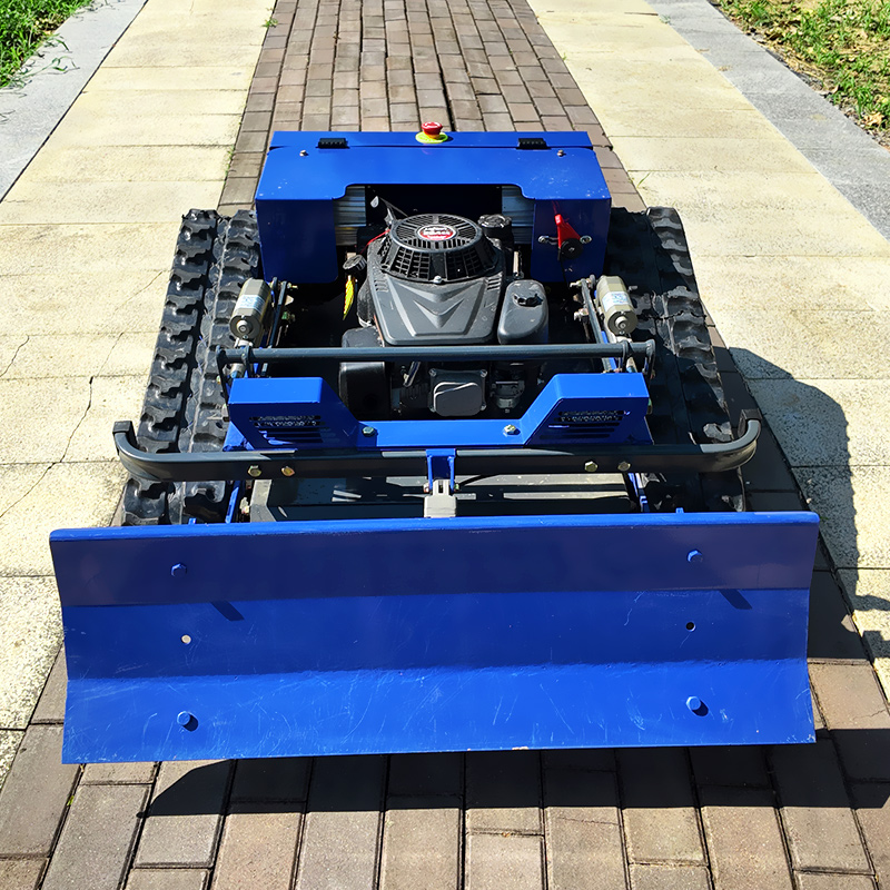Customized Multi-functional Self-Propelled Lawn Mower With Snow Shovel Smart Remote Control Crawler Lawn Mowers