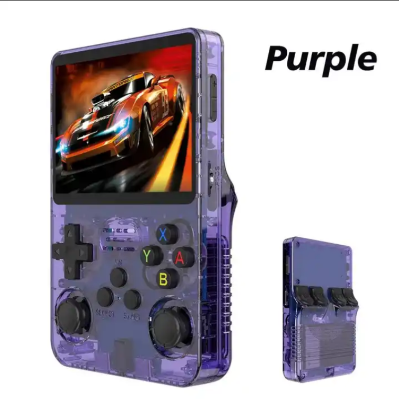 SMARTDUDE-consola de videojuegos portátil R36S, reproductor de pantalla IPS de 3,5 pulgadas, reproductor de vídeo portátil de bolsillo para niños, sistema Arkos