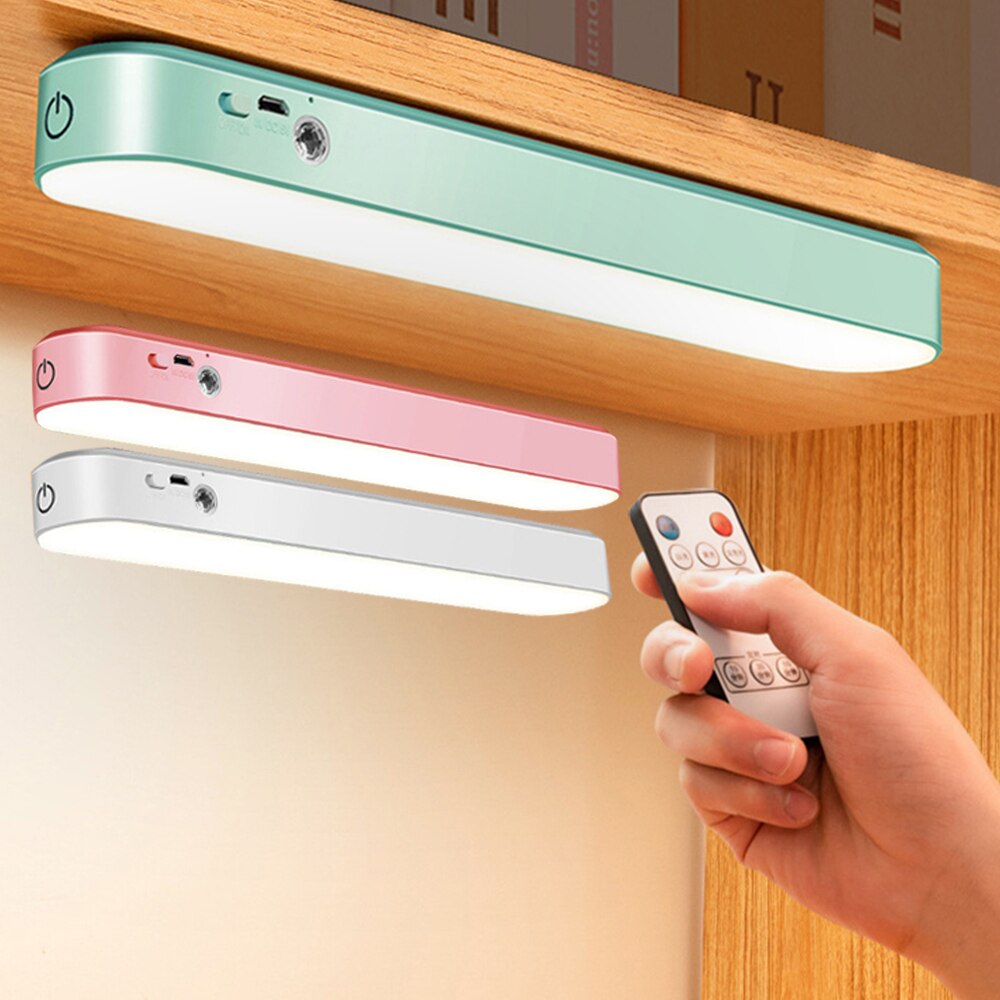 Lampka nocna LED Lampka biurkowa do nauki USB Akumulator Magnetyczna ochrona oczu Światło do sypialni Trzy kolory