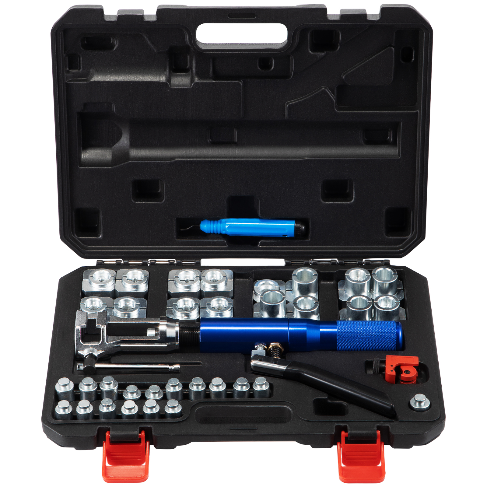 SucceBuy hydraulisch expander- en dubbel felsgereedschap 45 °   Zachte HVAC koperen buis expander 3/16in tot 1/2in rem flare reparatie tool