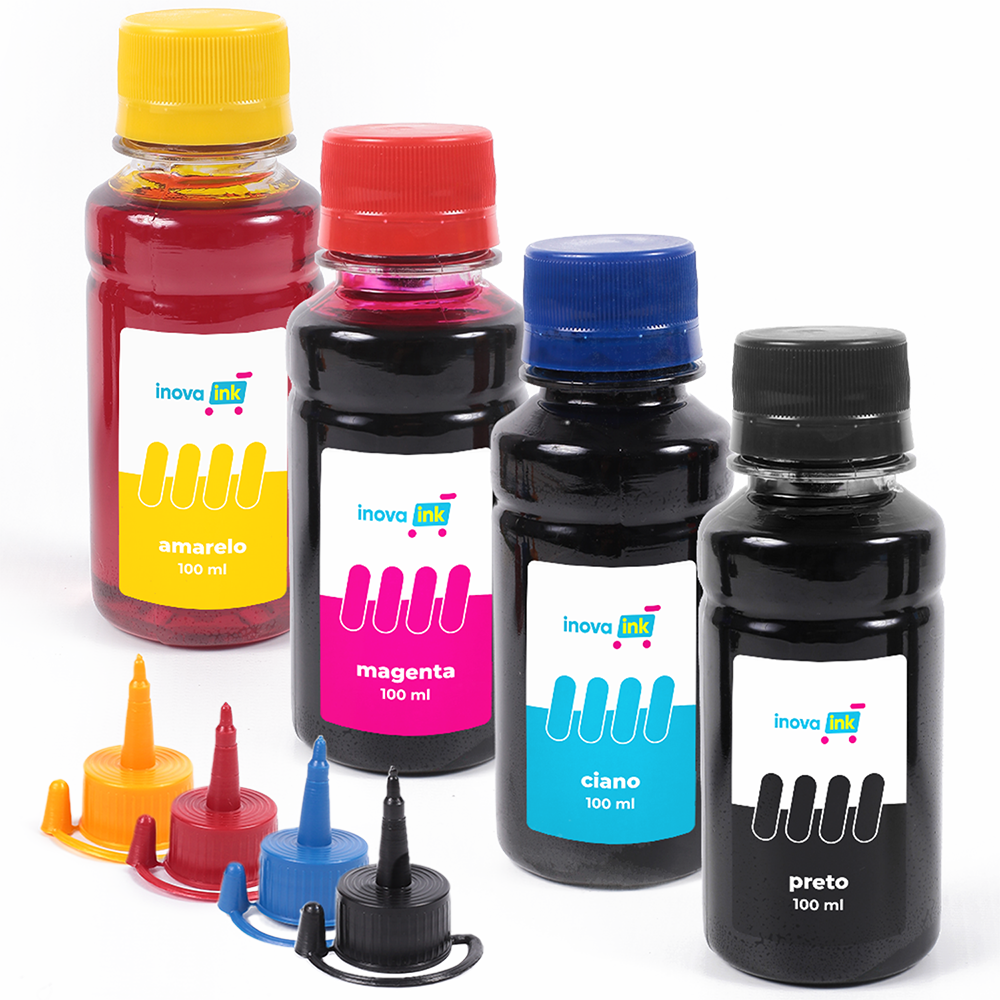 Kit 4 Tintas Compatível Impressora G3111 100ml Inova Ink