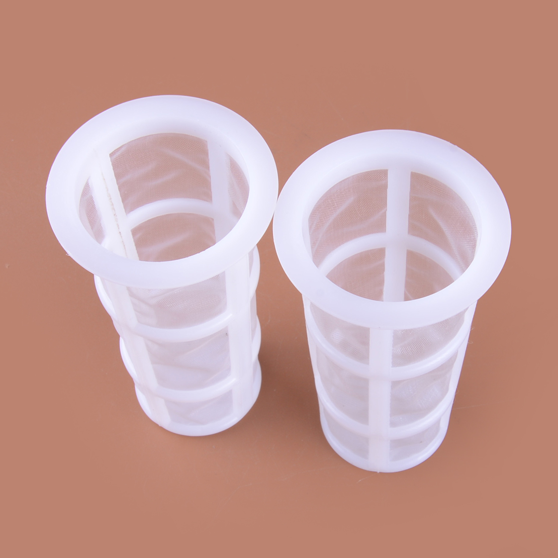 Wit Plastic 2 Stuks Brandstof Gas Tank Filler Filter Zeef Fit Voor John Deere Tractor 324 404 484