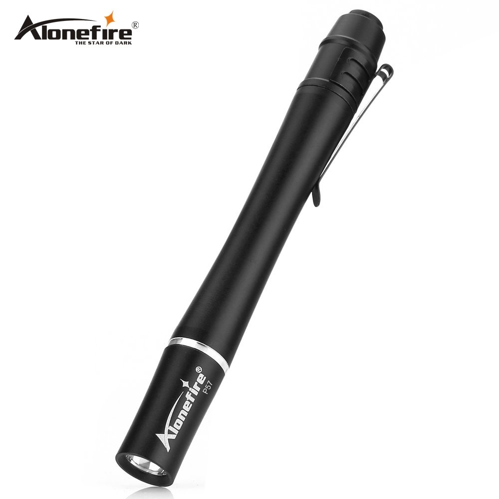 Lampu Pena Led 3W Senter Mini Portabel Rumah Anak Saku Keren Mendaki Perjalanan Kerja Lampu Pena Lampu Penerangan Darurat Baterai AAA