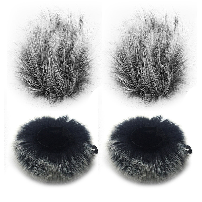 Parabrisas peludo para micrófono, cubierta a prueba de viento, esponja de filtro de espuma para ZOOM H1 H1N, accesorios para grabador con cancelación de ruido