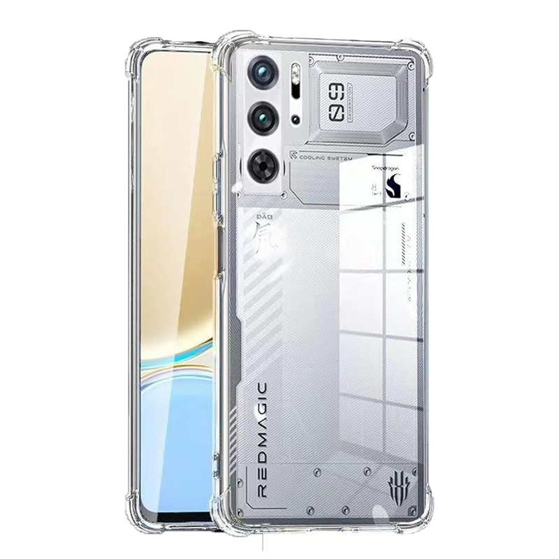 Прозрачный чехол из ТПУ для телефона ZTE Nubia Red Magic 10 Air 10S 10 Pro 9S 9 Pro, противоударный защитный чехол Fundas Capa