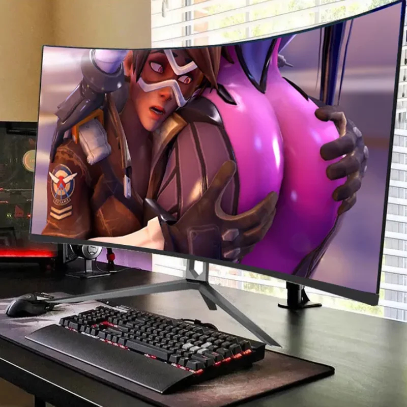 จอคอมพิวเตอร์โค้งขนาด 38 นิ้ว 165Hz, 32 นิ้ว 75Hz, จอใหม่ 165Hz สำหรับสำนักงาน ความละเอียด 1080p OEM LED จอไวด์สกรีน คอมพิวเตอร์ขนาด 24 นิ้ว จอคอมพิวเตอร์ตั้งโต๊ะจากจีน