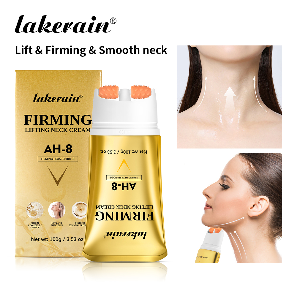 Lakerain – crème raffermissante pour le cou, nourrissante en profondeur, formule légère, élimine le rajeunissement du Double menton, raffermit la peau libre