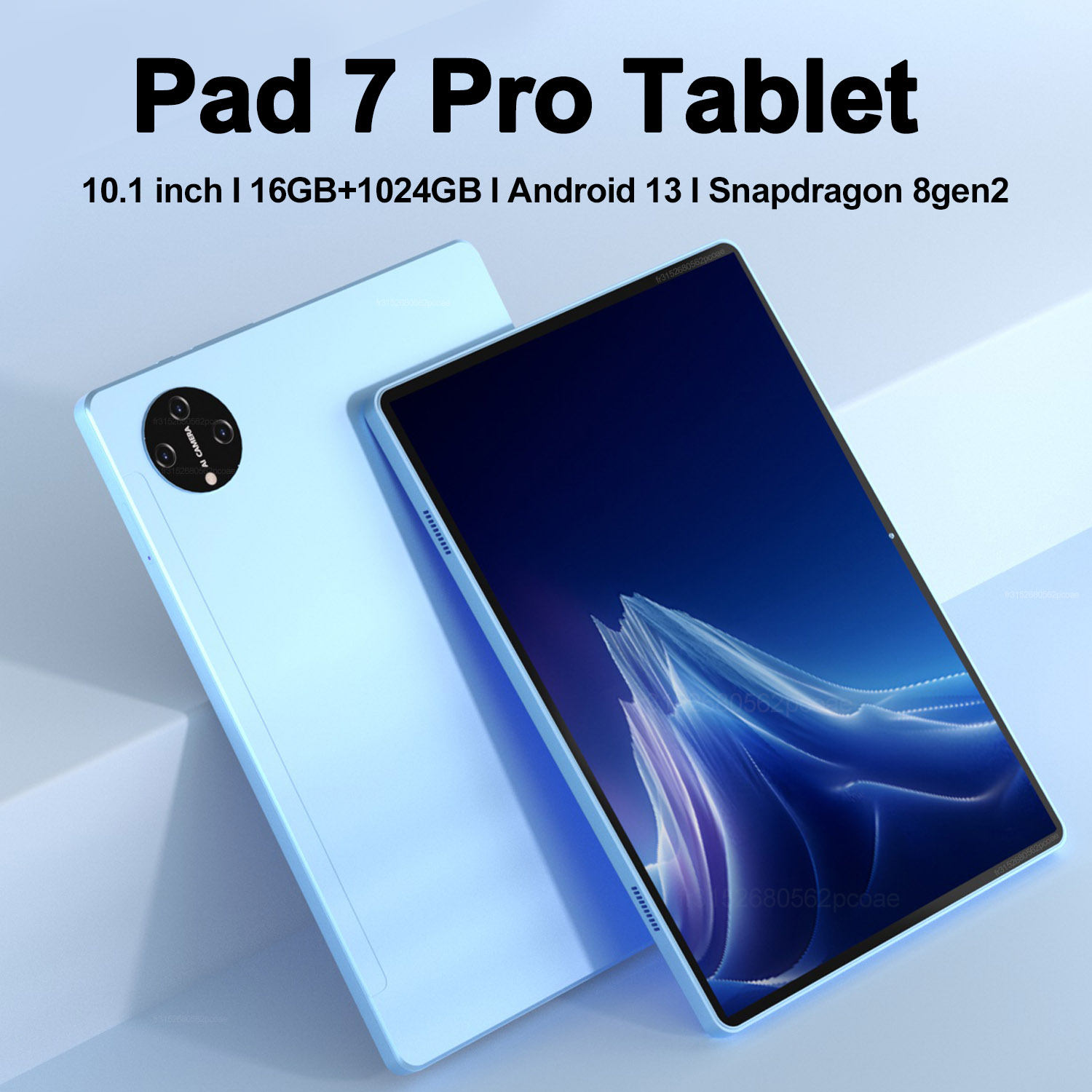 Original Pad 7 Pro Tablet 10.1 inch Snapdragon 8gen2 16GB+1024GB 10000mah Android 13 Global 5G Dual SIM WIFI  HD Screen