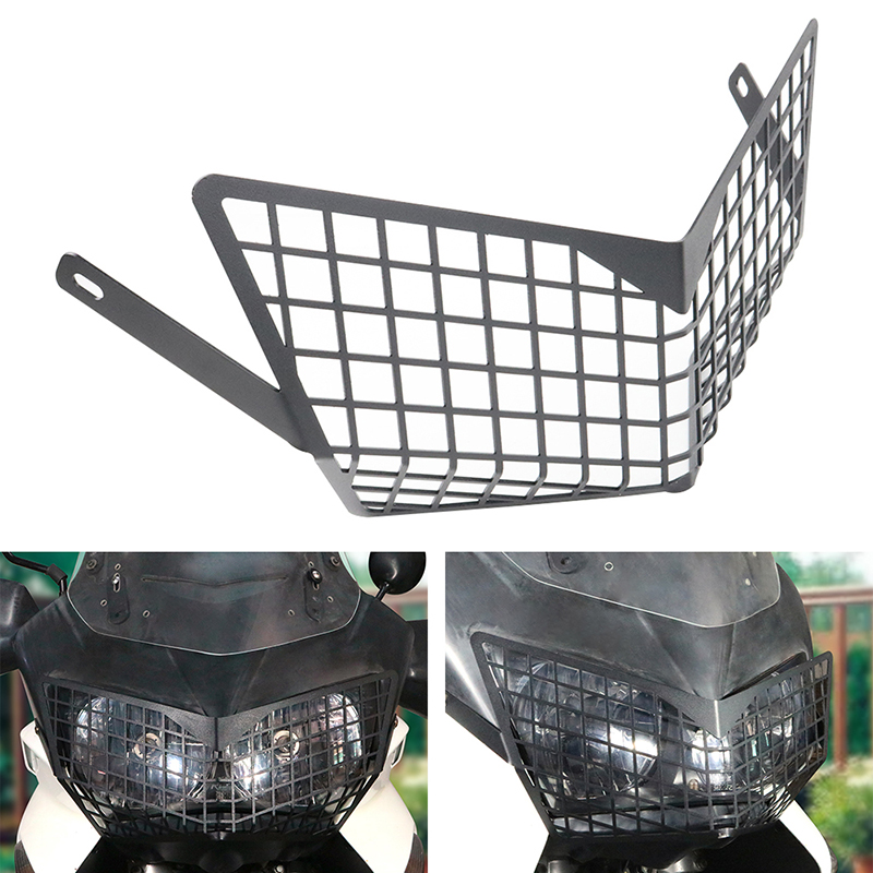 Passend für Honda Varadero XL1000V 2003–2013, Motorrad-Scheinwerfer, Scheinwerferschutz, Schutzabdeckung, Schutzgitter aus Aluminium