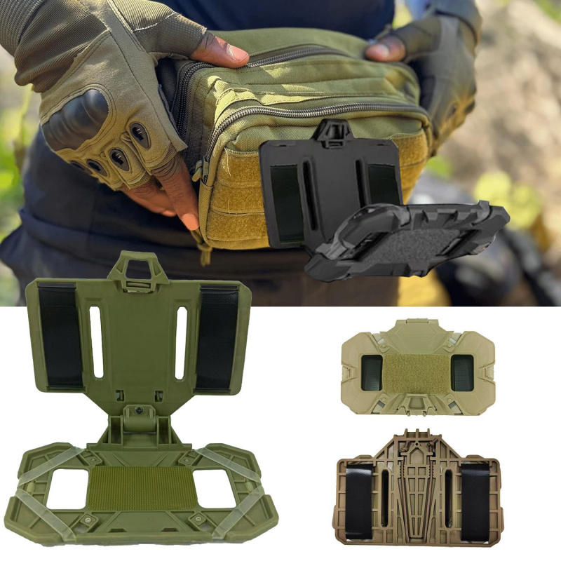 Taktisches MOLLE Admin Panel, faltbarer Handy-GPS-Halter, Brustgurt, Weste, Zubehör für Jagd, Airsoft, Outdoor