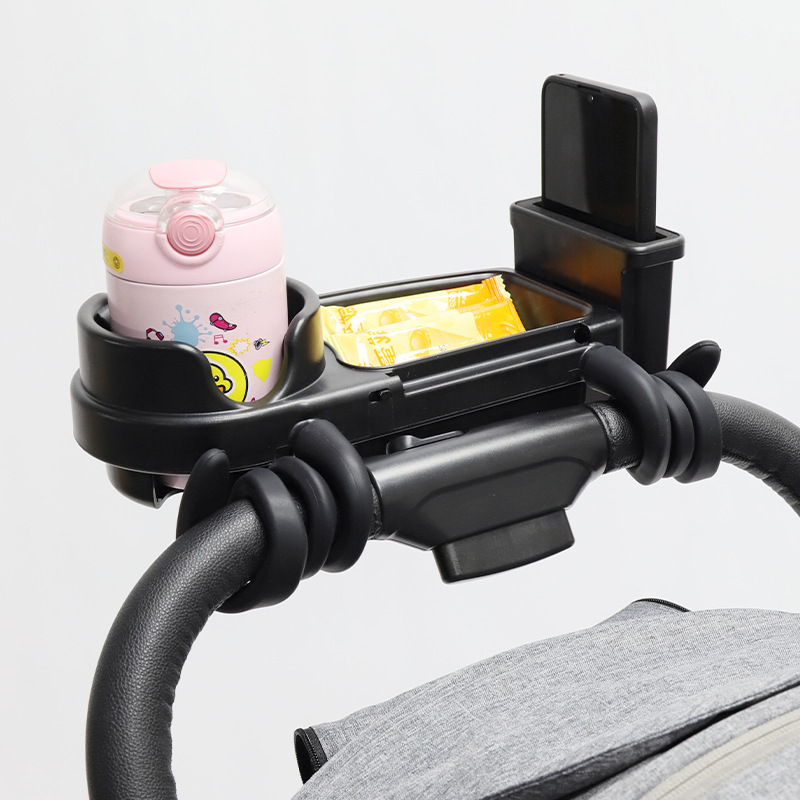 Suporte de copo universal para carrinho de bebê 2 em 1, carrinho duplo, garrafa de água, leite, bebidas, estojo de transporte para bicicletas, carrinhos, carrinhos