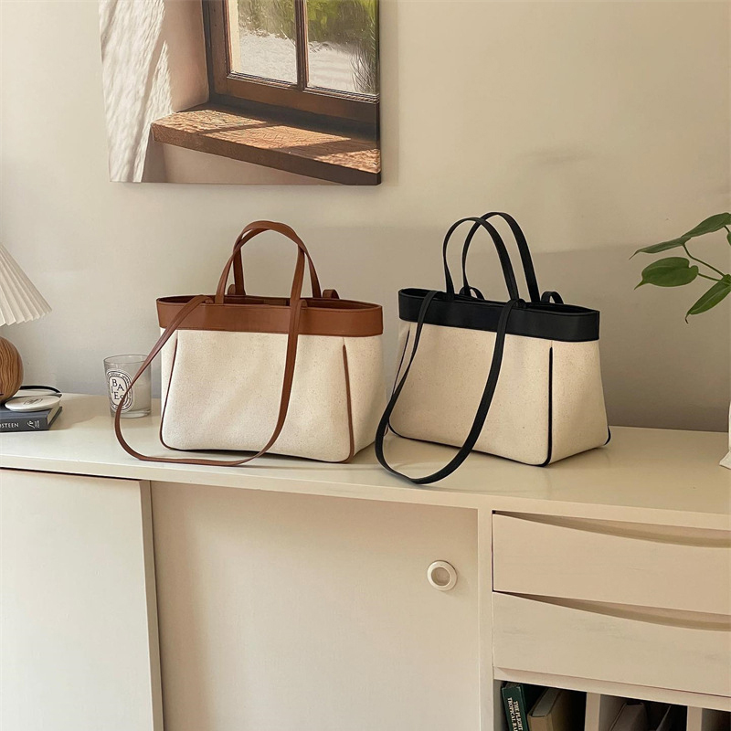 Bolsa mãe de grande capacidade Milancel com bolso interno, Bolsa multifunções para mãe e bebê, Bolsa de fraldas portátil
