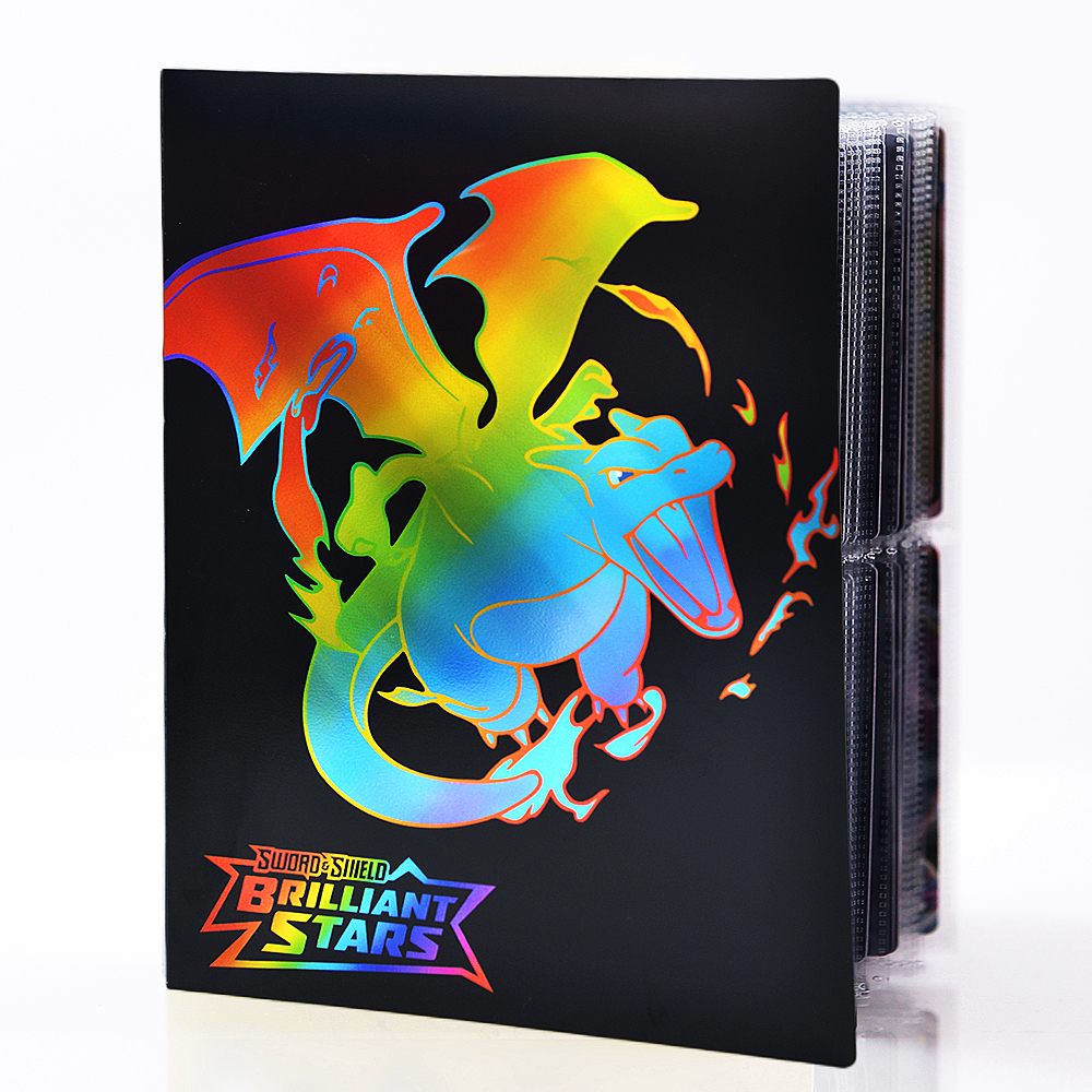 Charizard 240 шт., альбом, карточная книга, карта, письмо Mewtwo Charizard, держатель, папка для коллекций, аниме, защита для карт, блокнот, подарок