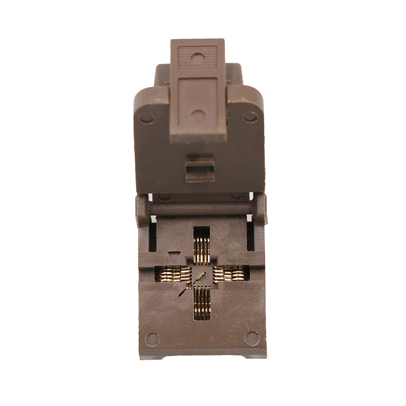 QFN20 ICsocket шаг0.5 ICsize4x4 старение/Тестирование/программирование сиденье высокотемпературное сопротивление испытательное сиденье чип приспособление 30 В 50 мОм