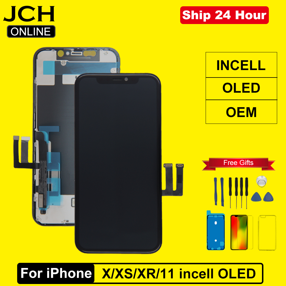 OLED-iPhone用GXディスプレイ,交換用LCDディスプレイ,True Tone, OEM, X, XS, XR, 11