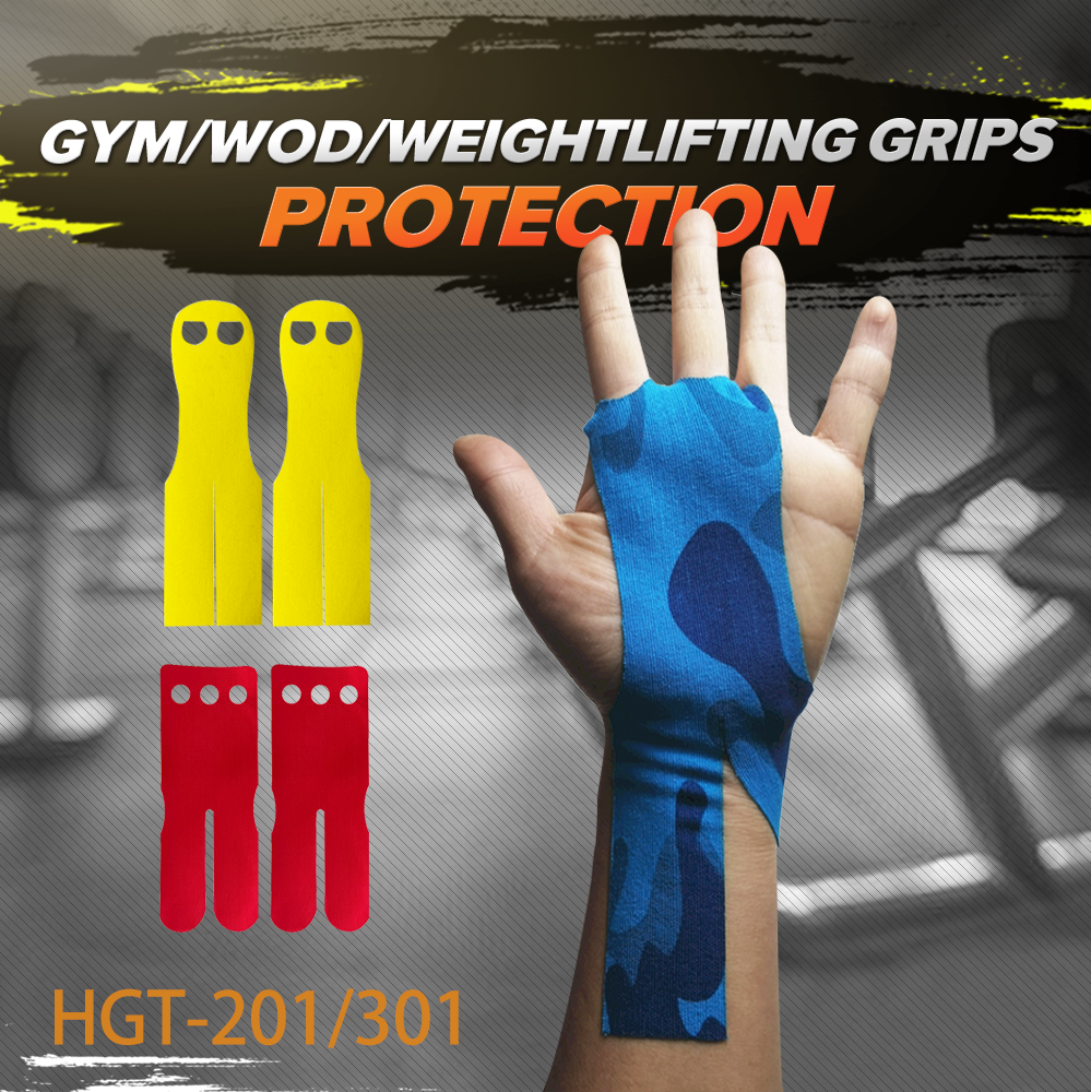 Handschutz-Athletik-Klebebandgriffe für Power Clean, Gymnastik, selbstklebende Sport-Handschuhe, Guantes Gimnasio, Calleras