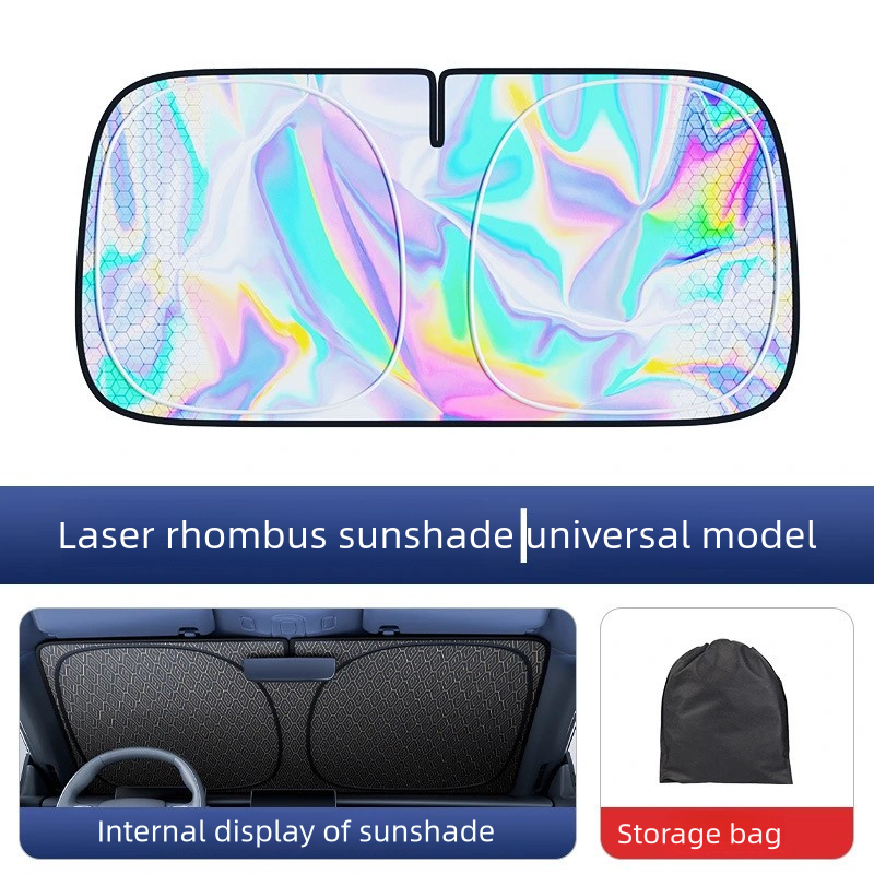 รถ Sun Shade COVER รถพับฝาครอบกระจก Visor Protector ภายใน Anti UV ฉนวนกันความร้อน Sun กระจก Parasol