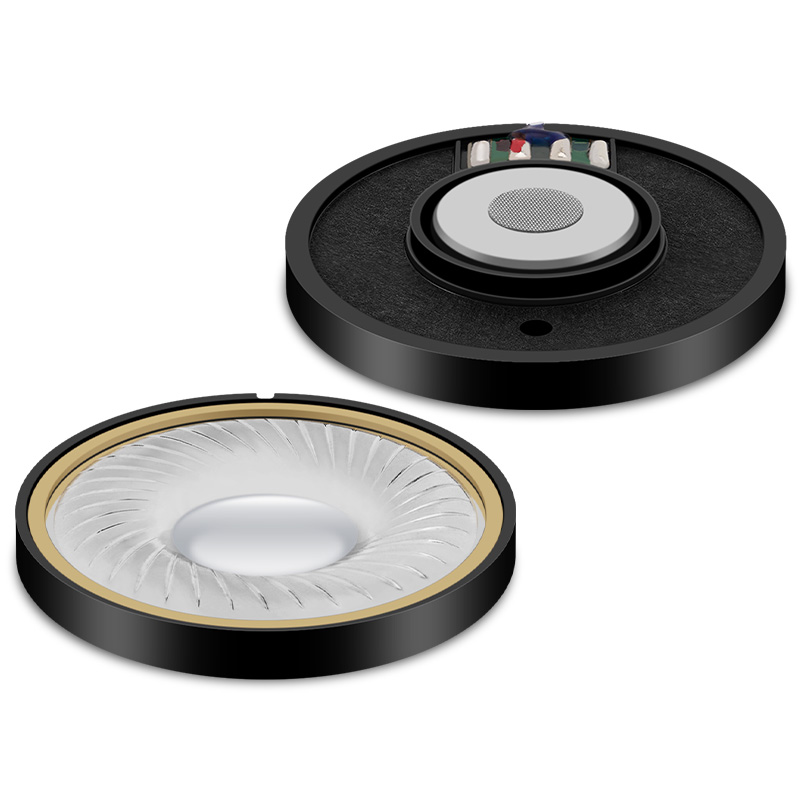 Huayunxin-DiaphLeurs me béryllium plaqué, aimant néodyme, casque délibérément, équipement audio, pilote dynamique, unité de haut-parleur, 50mm, 2 pièces
