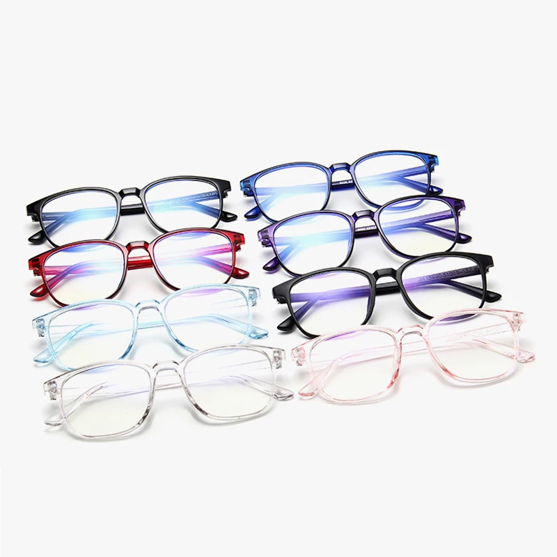 Transparent square Computer Glasses Frame Women Men Anti Blue Light round Eyewear Blocking Glasses Optical Spectacle Eyeglass