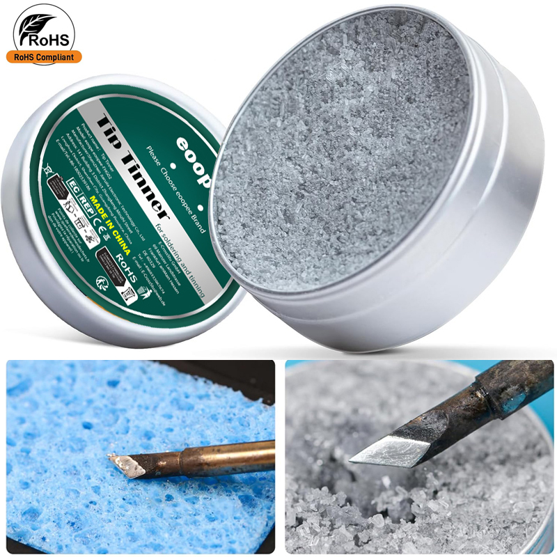 10 g/30 g/50 g Lötspitzen-Tinner-Aktivator – antihaftbeschichteter Oxidsreiniger, verlängert die Lebensdauer der Eisenspitze, Flussmittelcreme für Schweißwerkzeuge
